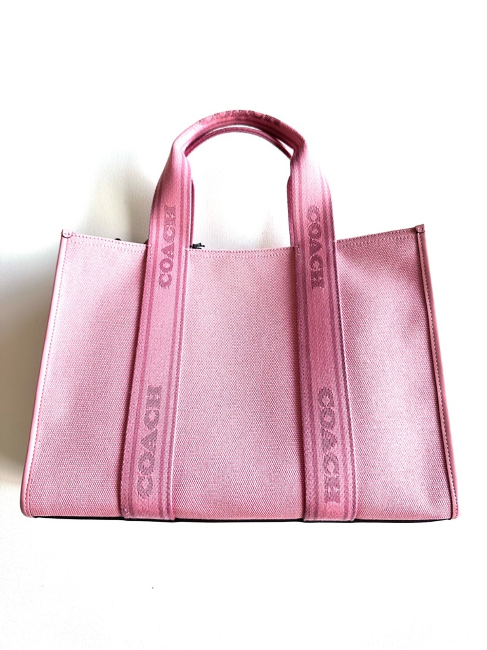 COACH Smith Silver/Light Blush Tote CS617 - Picture 7 of 8